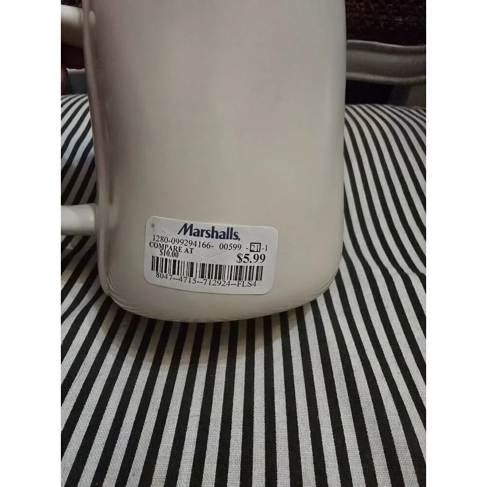 NWT Rae Dunn Fall Apple Cider Coffee Mug White Brown Interior